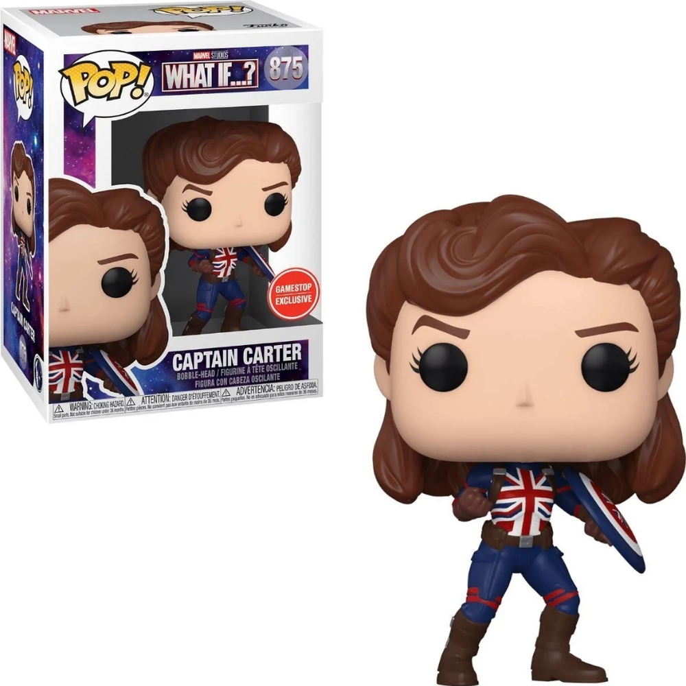 Funko Pop 875 Captain Carter Gamestop Excl